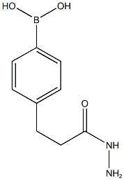 4-(3-HYDRAZINYL-3-OXOPROPYL)PHENYLBORONIC ACID 结构式