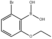 2-溴-6-乙氧基苯硼酸, 957035-13-1, 结构式