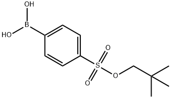 4-(Neopentyloxysulfonyl)phenylboronic acid 化学構造式