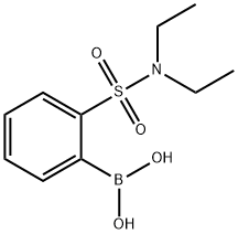 2-N.N-二乙基磺酰胺苯硼酸,957061-16-4,结构式