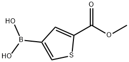5-(Methoxycarbonyl)thiophen-3-ylboronic acid 结构式