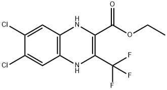 Ethyl 6,7-dichloro-3-(trifluoromethyl)-1,4-dihydroquinoxaline-2-carboxylate|ETHYL 6,7-DICHLORO-3-TRIFLUOROMETHYL-1,4-DIHYDROQUINOXALINE-2-CARBOXYLATE