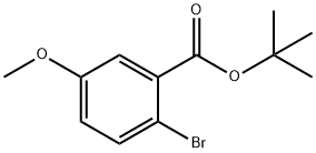 TERT-BUTYL 2-BROMO-5-METHOXYBENZOATE, 957063-12-6, 结构式