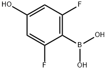 2,6-二氟- 4 -羟基苯乙酸,957065-87-1,结构式