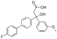 95711-59-4 4-Biphenylhydracrylic acid, 4'-fluoro-beta-(m-methoxyphenyl)-, DL-