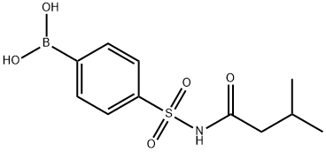 4-(N-(3-METHYLBUTANOYL)SULFAMOYL)PHENYLBORONIC ACID 结构式