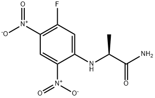 (S)-2-(5-fluoro-2,4-dinitrophenylaMino)propanaMide Structure