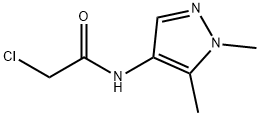 2-CHLORO-N-(1,5-DIMETHYL-1H-PYRAZOL-4-YL)-ACETAMIDE Structure