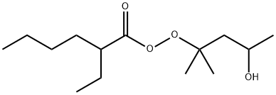 3-Hydroxy-1,1-dimethylbutyl peroxy-(2-ethylhexanoate) Structure
