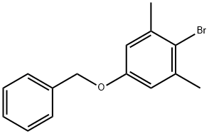 (4-溴-3,5-二甲基)苯基苄醚, 95741-44-9, 结构式