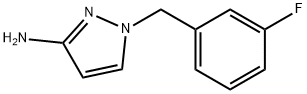 1-(3-fluorobenzyl)-1H-pyrazol-3-amine(SALTDATA: FREE) Structure