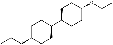 trans-4-Ethoxy-trans-4'-propyl-[1,1'-bicyclohexyl] Struktur