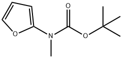 Carbamic  acid,  N-2-furanyl-N-methyl-,  1,1-dimethylethyl  ester 化学構造式