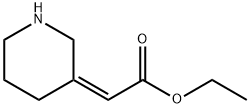 Ethyl 2-(3-piperidinylidene)acetate Struktur