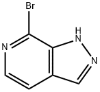 7-ブロモ-1H-ピラゾロ[3,4-C]ピリジン 化学構造式