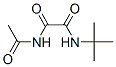 Ethanediamide,  N1-acetyl-N2-(1,1-dimethylethyl)- 化学構造式