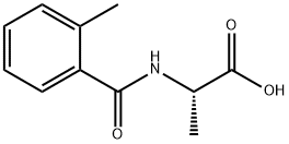 Alanine,  N-(2-methylbenzoyl)- 化学構造式