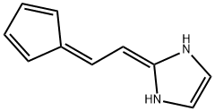 1H-Imidazole,  2-[2-(2,4-cyclopentadien-1-ylidene)ethylidene]-2,3-dihydro- Struktur