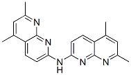 1,8-Naphthyridin-2-amine,  N-(5,7-dimethyl-1,8-naphthyridin-2-yl)-5,7-dimethyl- 化学構造式