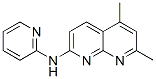 1,8-Naphthyridin-2-amine,  5,7-dimethyl-N-2-pyridinyl- 化学構造式