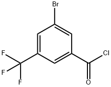 3-Bromo-5-(trifluoromethyl)benzoyl chloride Structure