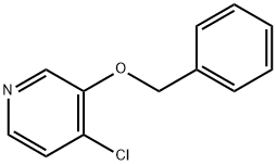 4-Chloro-3-(phenylmethoxy)pyridine 化学構造式