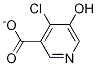 4-氯-5-羟基烟酸甲酯, 958266-29-0, 结构式