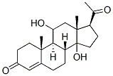 11,14-dihydroxypregn-4-ene-3,20-dione Structure