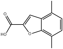 4,7-Dimethylbenzofuran-2-carboxylic acid Structure