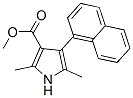 1H-Pyrrole-3-carboxylicacid,2,5-dimethyl-4-(1-naphthalenyl)-,methylester(9CI),95838-56-5,结构式