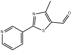 4-甲基-2-(3-吡啶基)-5-噻唑甲醛, 958443-39-5, 结构式