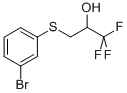 1-Bromo-3-(2-hydroxy-3,3,3-trifluoro-n-propylthio)-benzene
 化学構造式