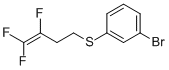 1-Bromo-3-(3,4,4-trifluoro-but-3-en-1-yl)-benzene
 化学構造式