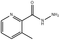 2-Pyridinecarboxylic  acid,  3-methyl-,  hydrazide 化学構造式