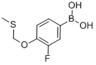 3-Fluoro-4-(methylthiomethoxy)phenylboronic acid
 化学構造式