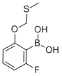 2-Fluoro-6-(methylthiomethoxy)phenylboronic acid
 化学構造式