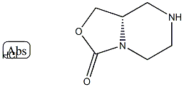 (S)-HEXAHYDRO-OXAZOLO[3,4-A]PYRAZIN-3-ONE HCL 化学構造式