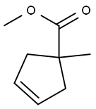 3-Cyclopentene-1-carboxylicacid,1-methyl-,methylester(9CI) Struktur