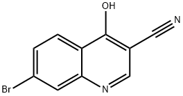 6-溴-4-羟基喹啉-3-甲腈,958648-90-3,结构式
