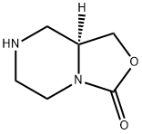 (S)-tetrahydro-1H-oxazolo[3,4-a]pyrazin-3(5H)-one 化学構造式