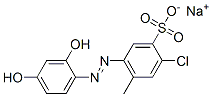 95873-56-6 sodium 3-chloro-6-[(2,4-dihydroxyphenyl)azo]toluene-4-sulphonate