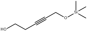 3-Pentyn-1-ol,  5-[(trimethylsilyl)oxy]- 化学構造式