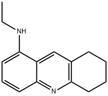 1-Acridinamine,  N-ethyl-5,6,7,8-tetrahydro- Struktur