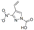 1H-Pyrazole-1-carboxylic  acid,  4-ethenyl-3-nitro-,958815-11-7,结构式