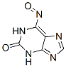 2H-Purin-2-one,  1,3-dihydro-6-nitroso- 化学構造式