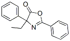 5(4H)-Oxazolone,  4-ethyl-2,4-diphenyl-,95885-54-4,结构式