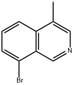 8-Bromo-4-methyl-2-azanaphthalene Struktur