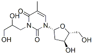 3-(2,3-dihydroxypropyl)thymidine,95896-85-8,结构式