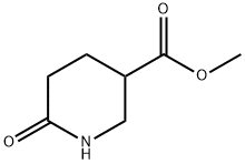 6-オキソピペリジン-3-カルボン酸メチル 化学構造式