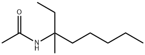 Acetamide,  N-(1-ethyl-1-methylhexyl)- 化学構造式